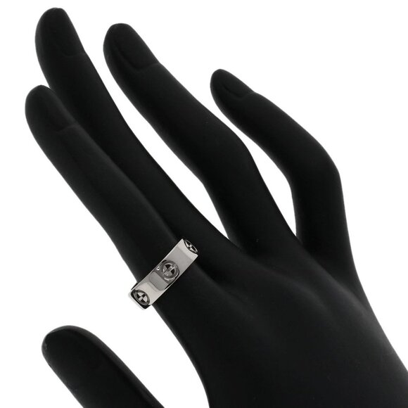 CARTIER 18k White Love Ring #50 - Picture 6 of 10